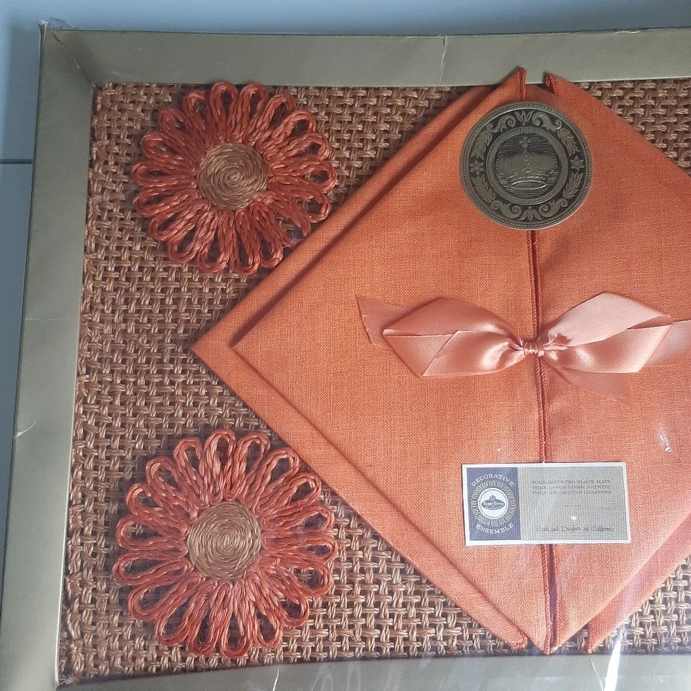 VINTAGE DEAD STOCK  PLACEMAT SET